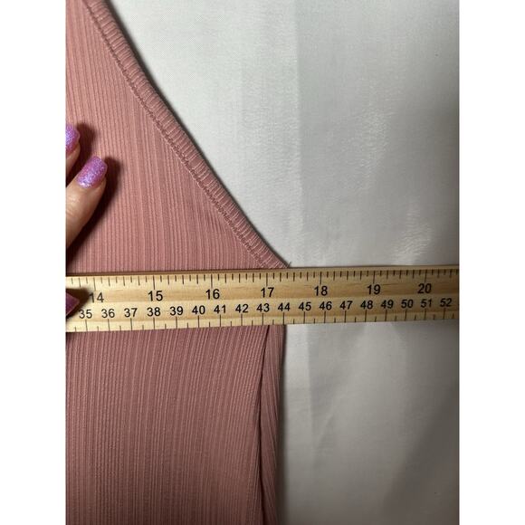 Free People Racer Back‎ Tank Womens Sz S Ribbed Oversized Lightweight Athleisure - Picture 2 of 7